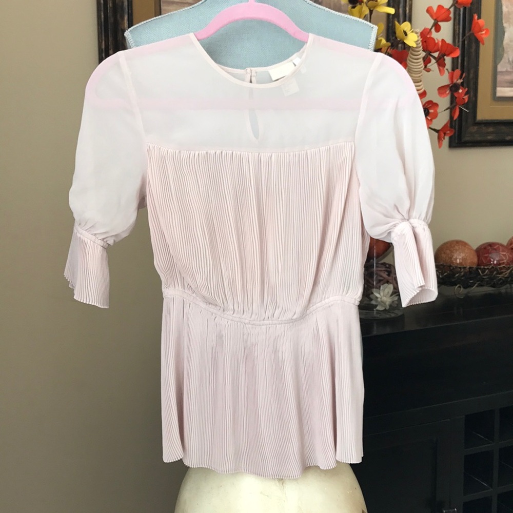 H & M Pleated Top